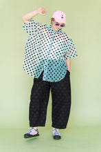 Sheer Mint Chocolate Chip Polka Dot Tulip Top