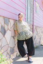 Sheer Daffodil Polka Dot Tulip Top