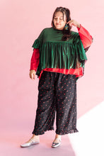 Green Tinsel Mushroom Top