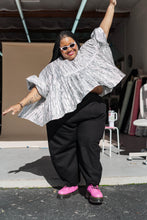 Silver Metallic Mushroom Top