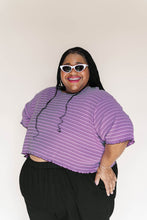 Lilac Stripe Favorite Tee