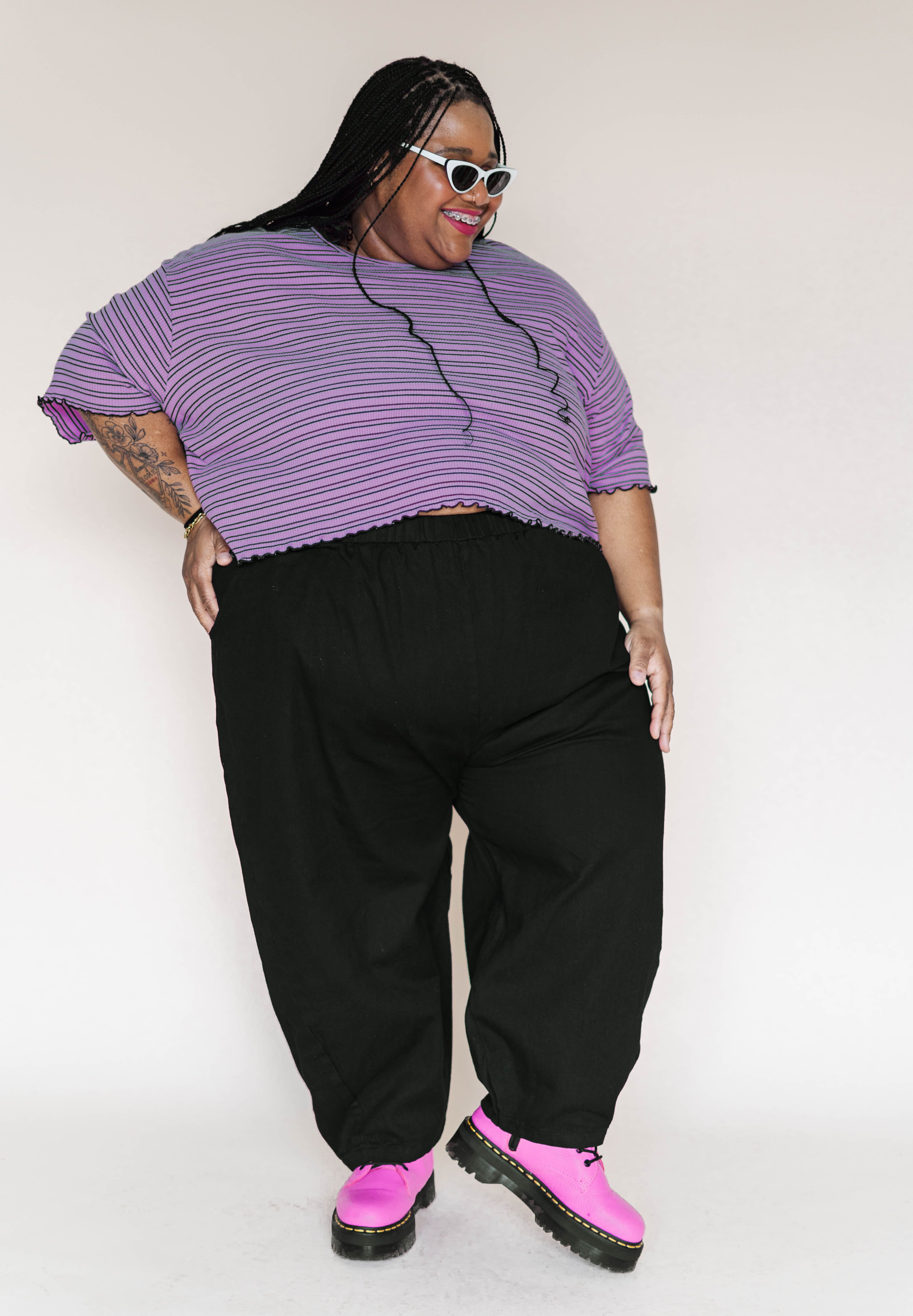 Lilac Stripe Favorite Tee