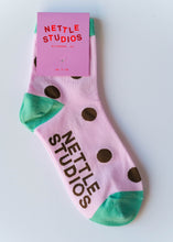 Blackberry Dot Socks