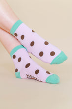 Blackberry Dot Socks