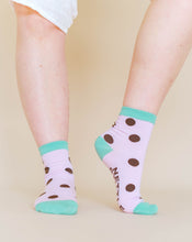 Blackberry Dot Socks