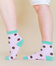 Blackberry Dot Socks
