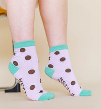 Blackberry Dot Socks