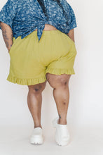 Bloomers in Chartreuse Linen