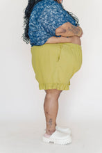 Bloomers in Chartreuse Linen