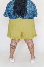 Bloomers in Chartreuse Linen