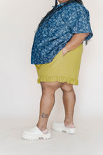 Bloomers in Chartreuse Linen