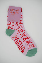 Lavender Bow Socks