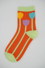 Orange Tulip Socks