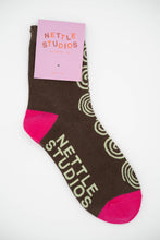 Chocolate Spiral Socks