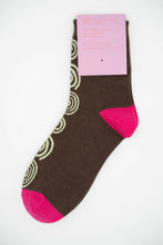 Chocolate Spiral Socks