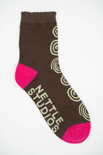Chocolate Spiral Socks