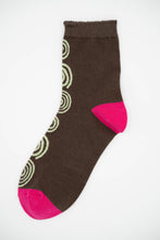 Chocolate Spiral Socks