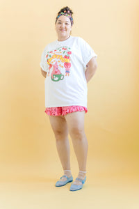 Bloomers in Bubblegum Cherry Cotton (RTS)