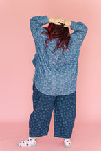 Light Floral Chambray SVLS Top