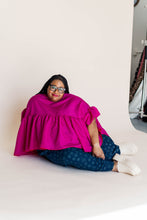 Electric Raspberry Mushroom Top