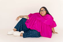 Electric Raspberry Mushroom Top