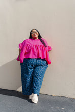 Electric Raspberry Mushroom Top