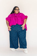 Electric Raspberry Mushroom Top