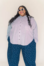 Striped Linen Soft Volume Top