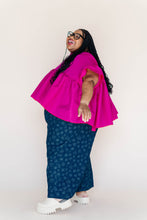 Electric Raspberry Mushroom Top