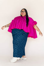 Electric Raspberry Mushroom Top