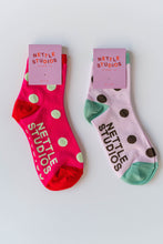 Blackberry Dot Socks