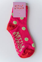 Dragon Fruit Dot Socks