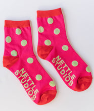 Dragon Fruit Dot Socks