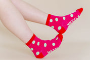 Dragon Fruit Dot Socks