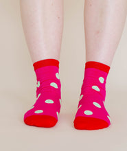 Dragon Fruit Dot Socks