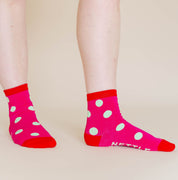 Dragon Fruit Dot Socks
