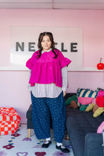 Electric Raspberry Mushroom Top