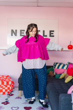 Electric Raspberry Mushroom Top