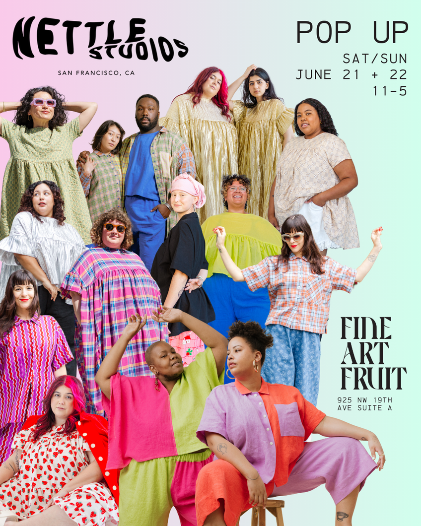 portland fine art fruit nettle studios pop up