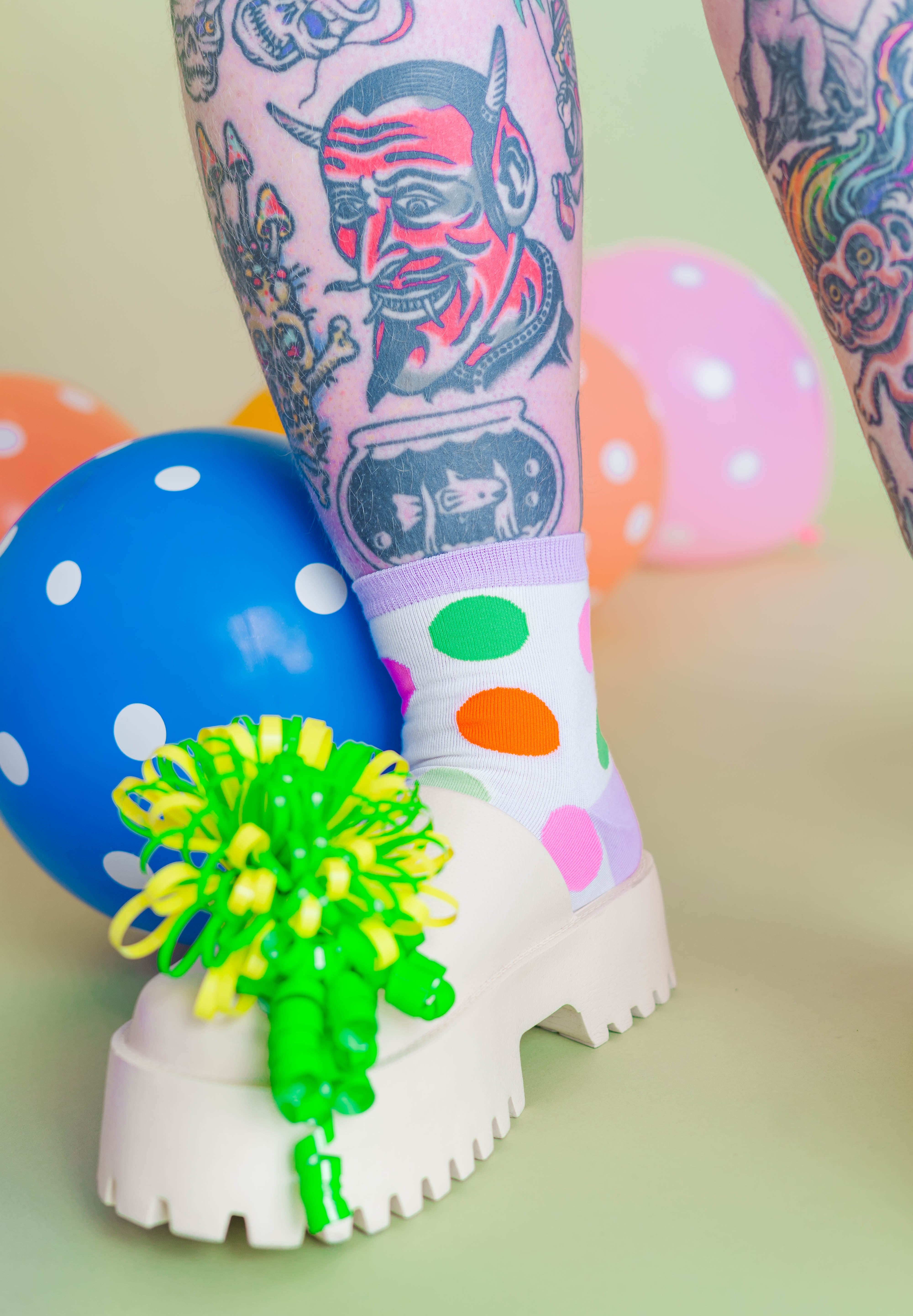 Princess Cake Dot Socks