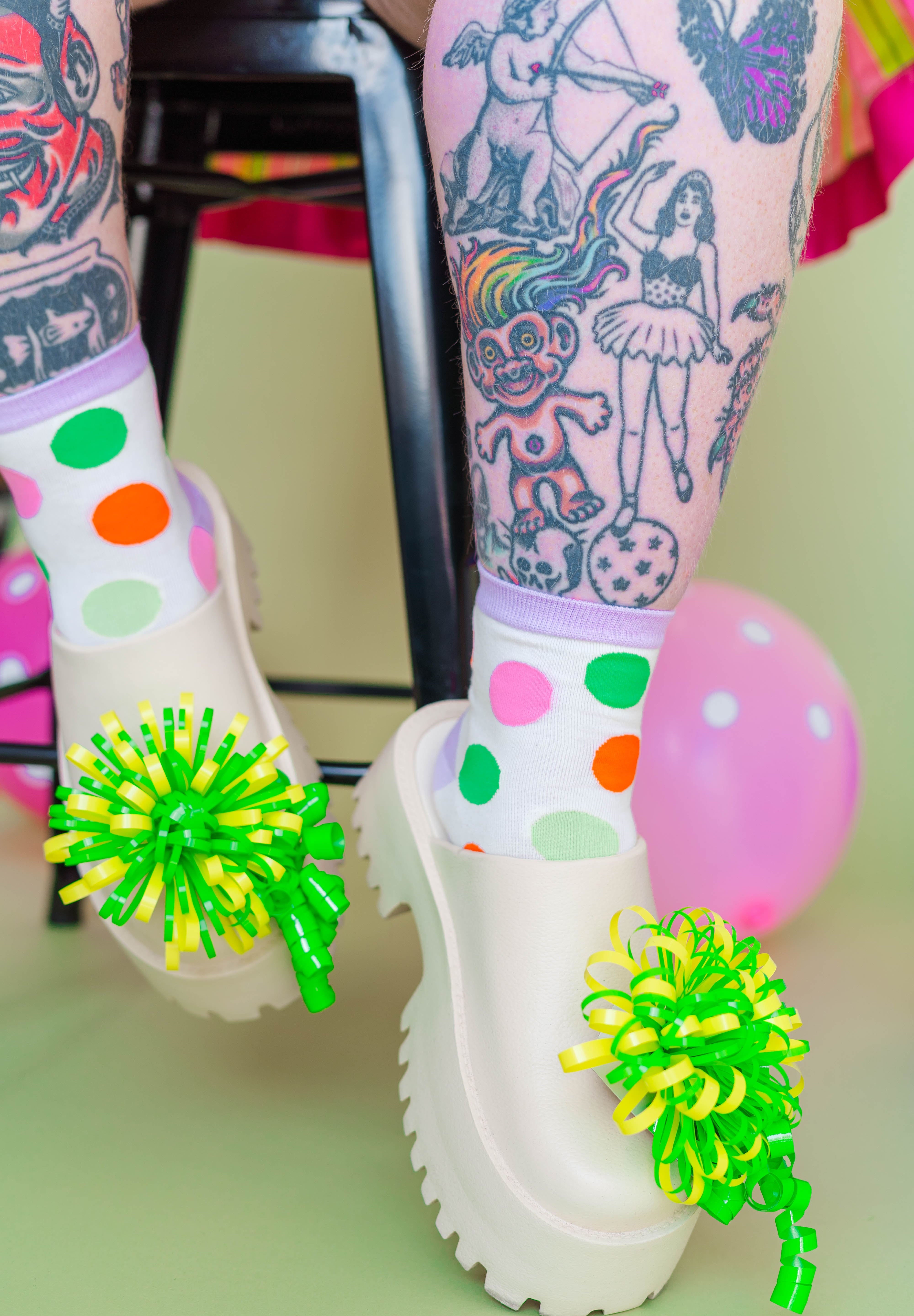 Princess Cake Dot Socks