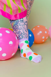 Princess Cake Dot Socks