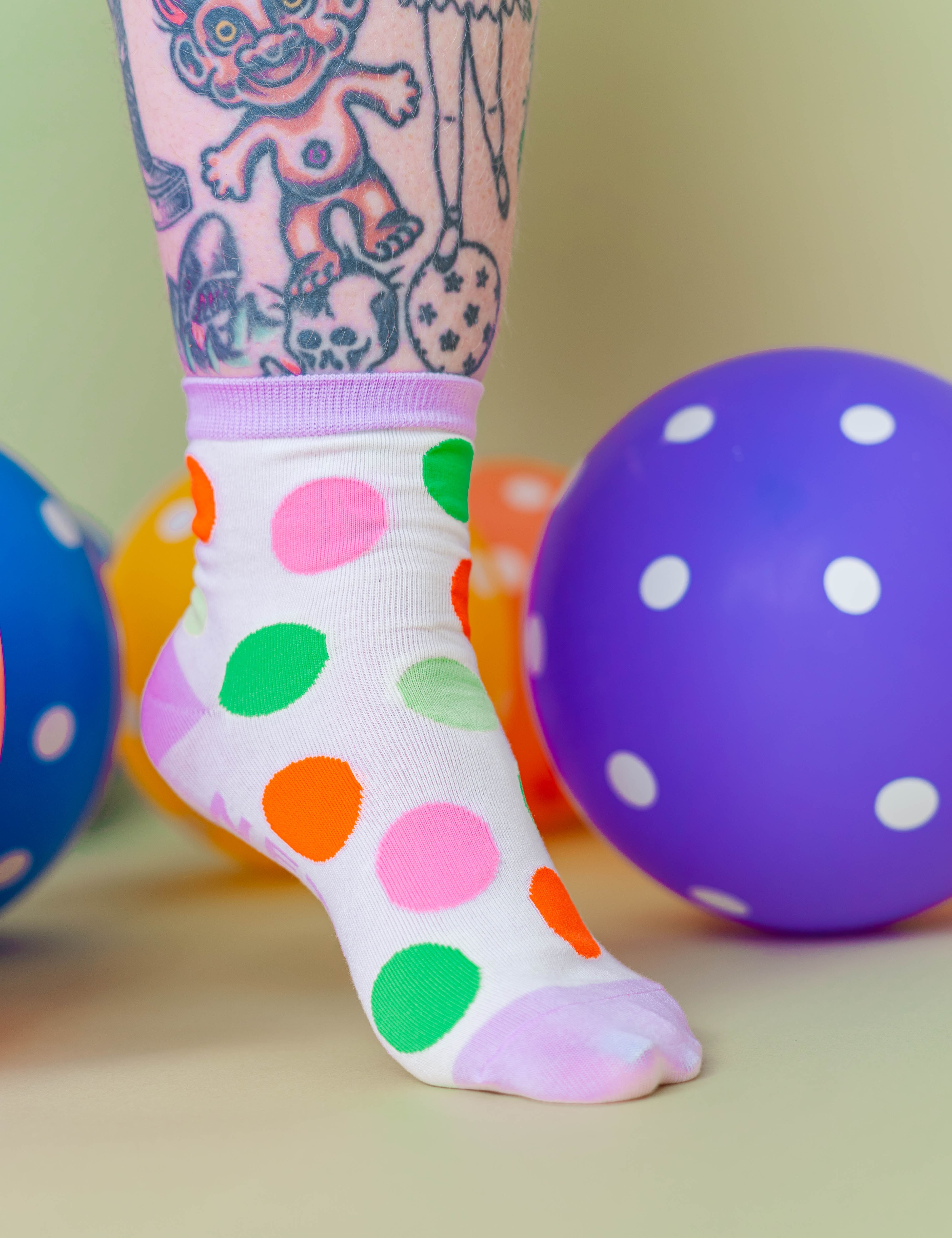 Princess Cake Dot Socks