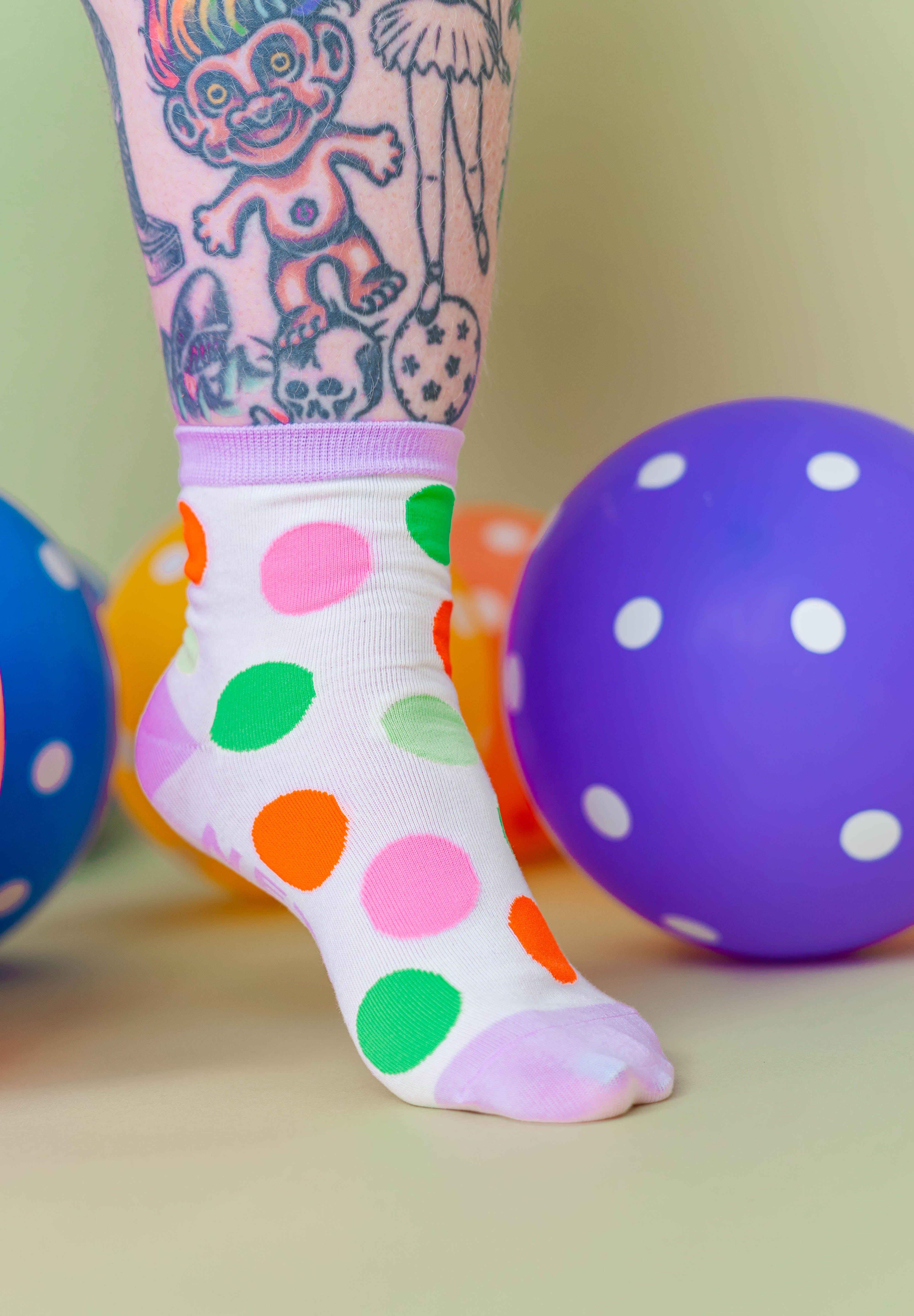 Princess Cake Dot Socks