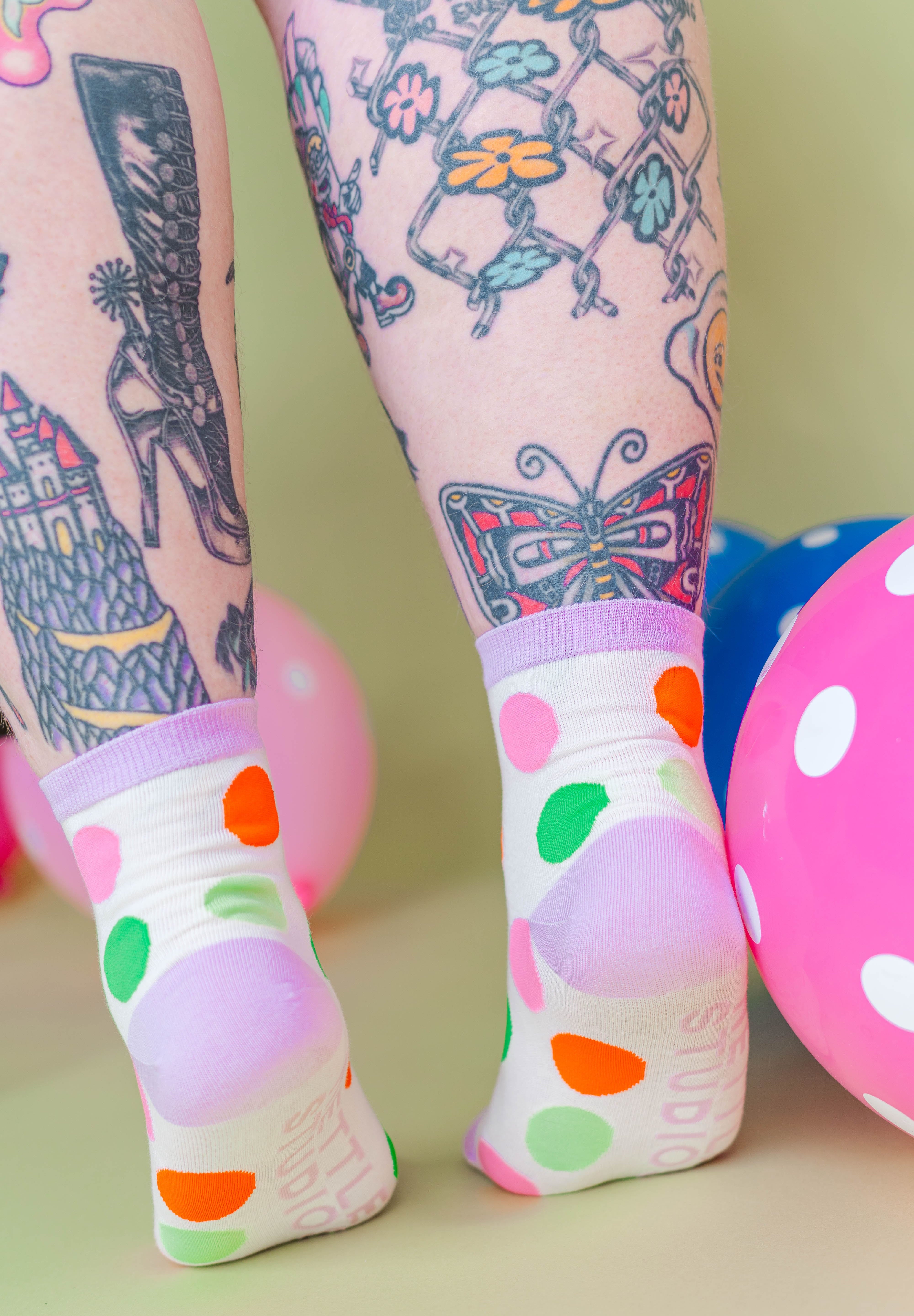 Princess Cake Dot Socks