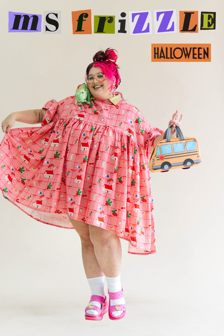 Cottage Core Mini Mushroom Dress