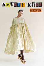 Gold Metallic Mushroom Dress