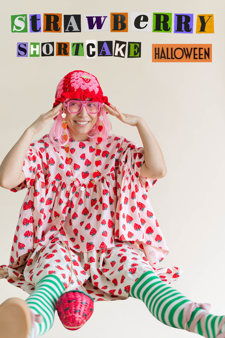 Strawberry Ice Cream Mushroom Top
