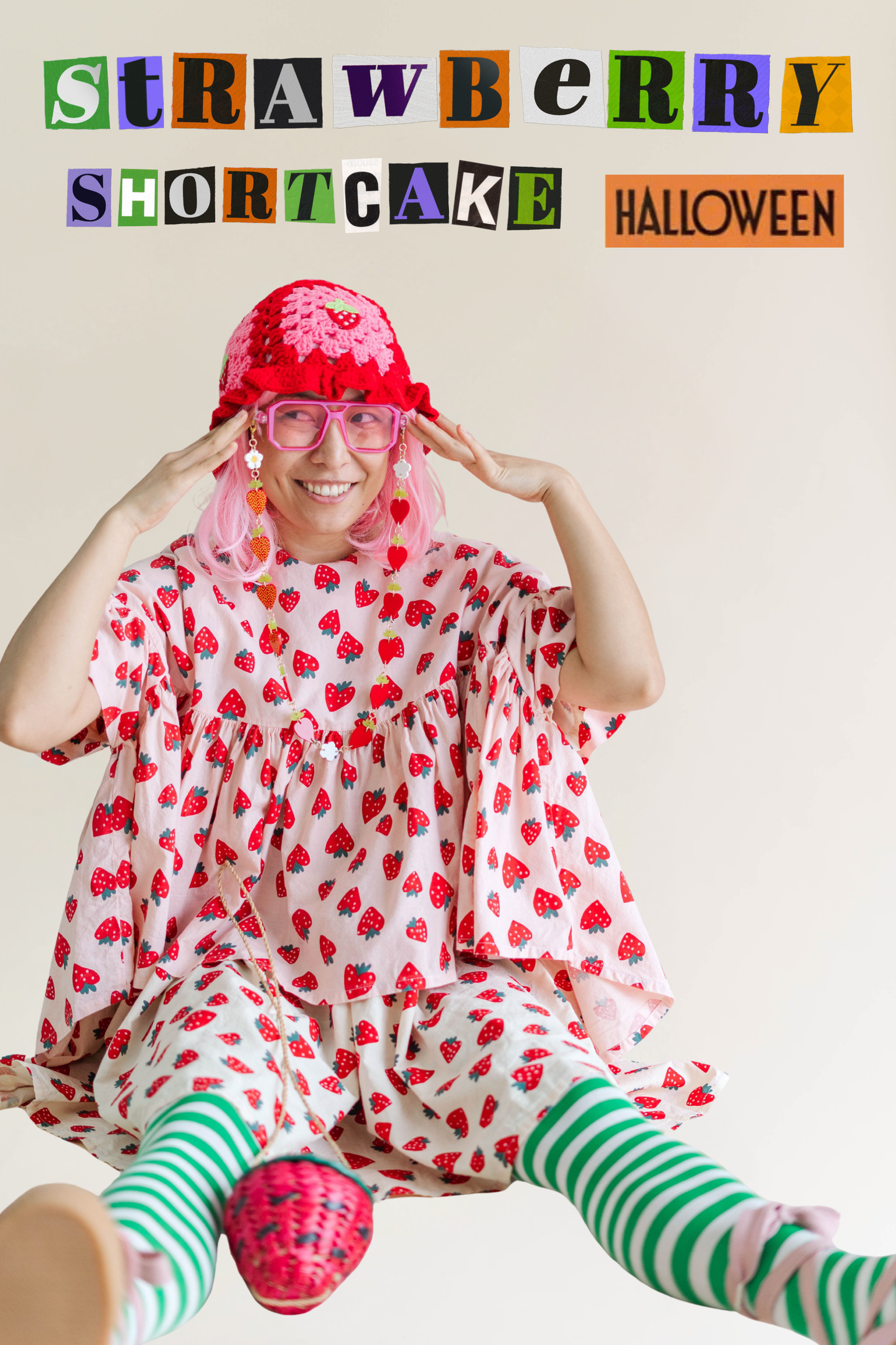 Strawberry Ice Cream Mushroom Top