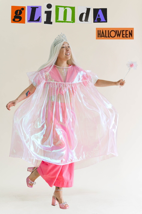 Pink Metallic Mushroom Dress